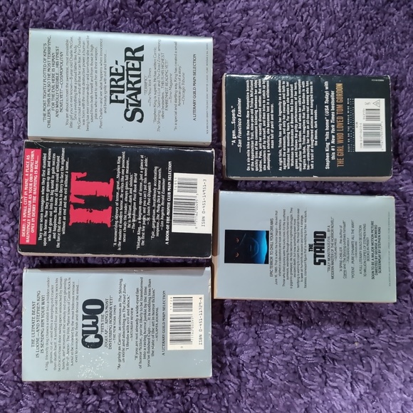 Vintage Steven King Paperback lot - Cujo - IT - Firestarter - Stand - Girl Who - Picture 3 of 10